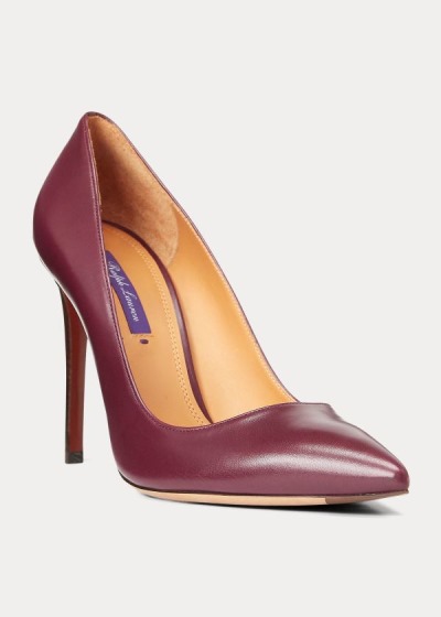 Ralph Lauren Celia Calfskin Pumps Dame Danmark (CBAGL7803)